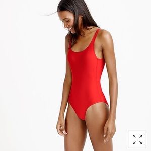 J crew scoop back one piece